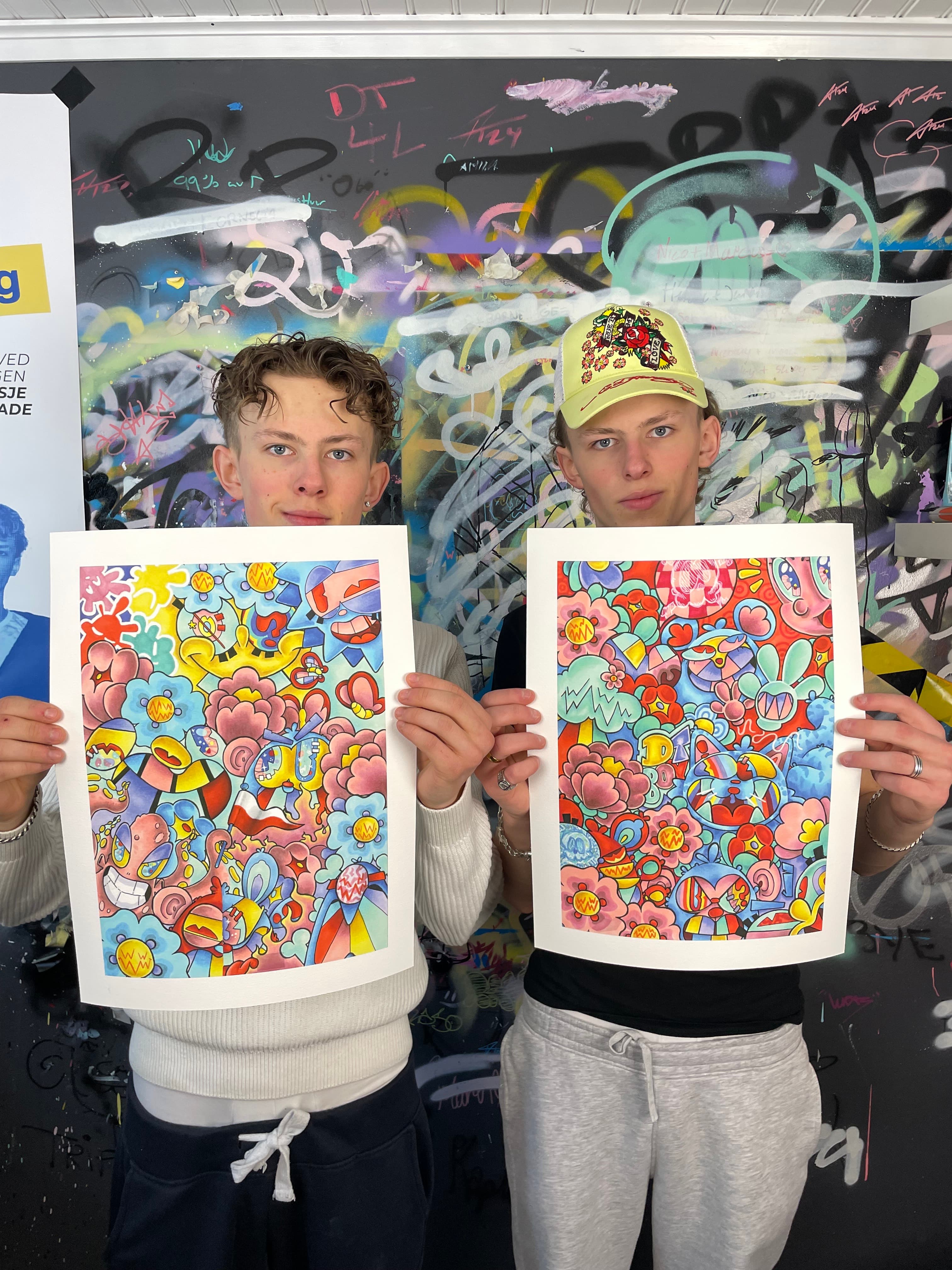 Møt kuntnerduoen Doodletwins