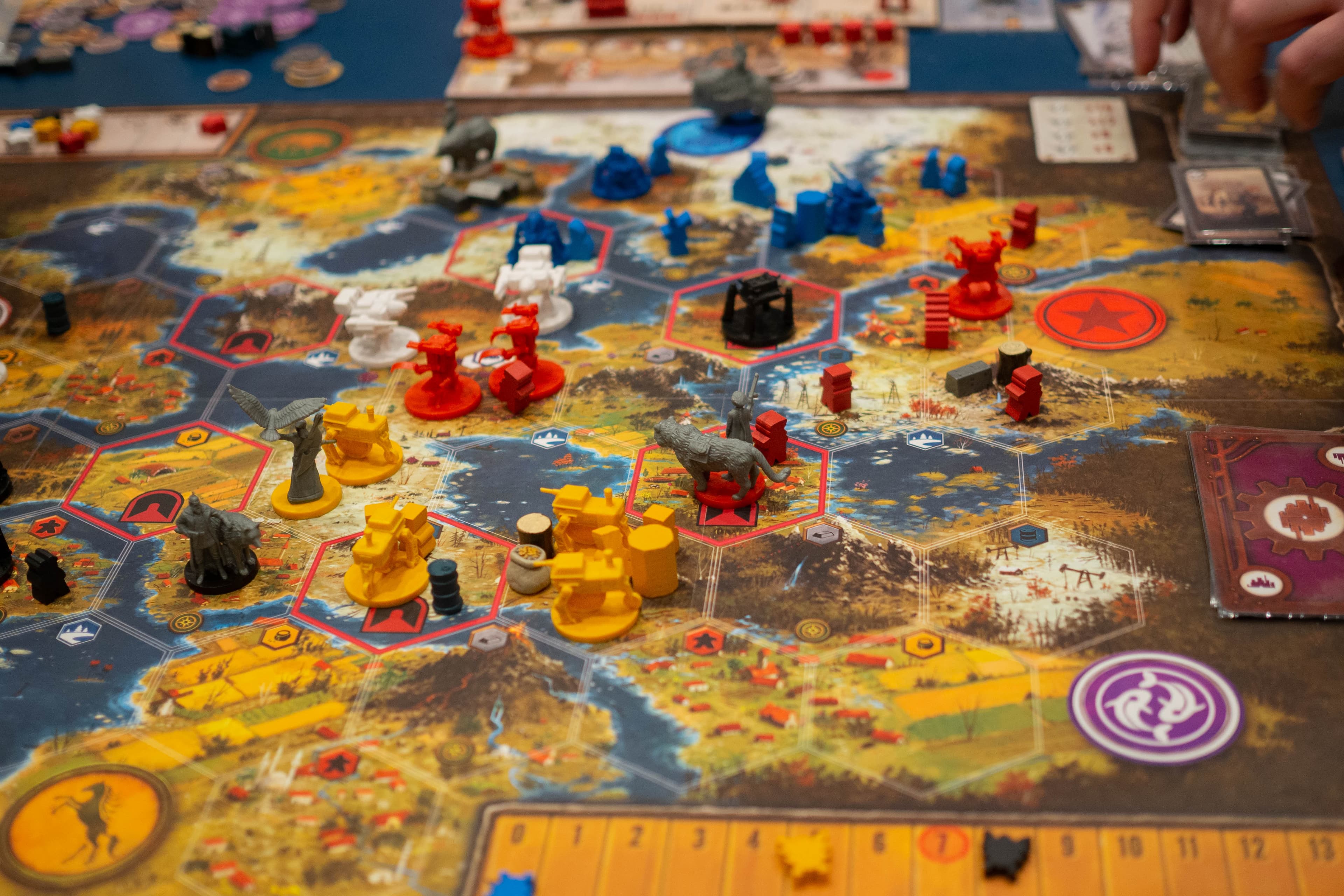 Brettspill med Hexagon