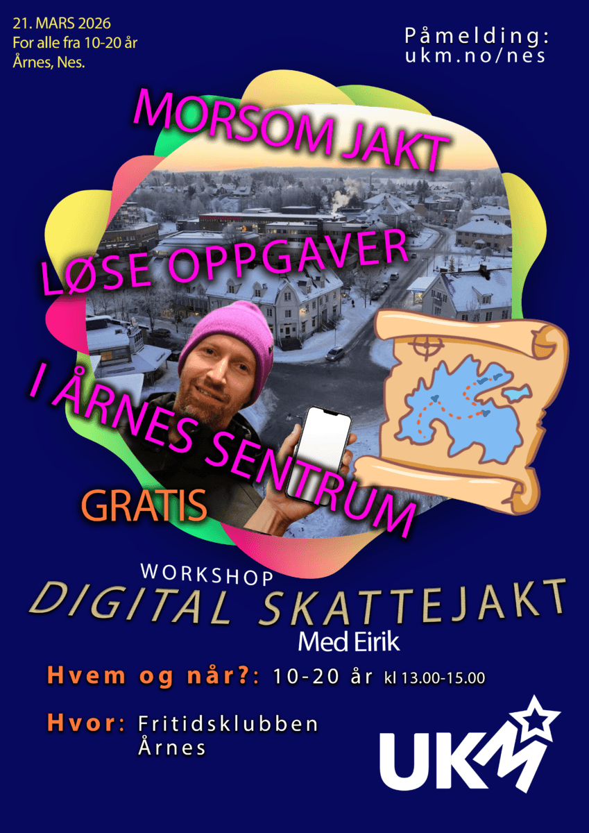 Fotspor - Digital skattejakt med Eirik